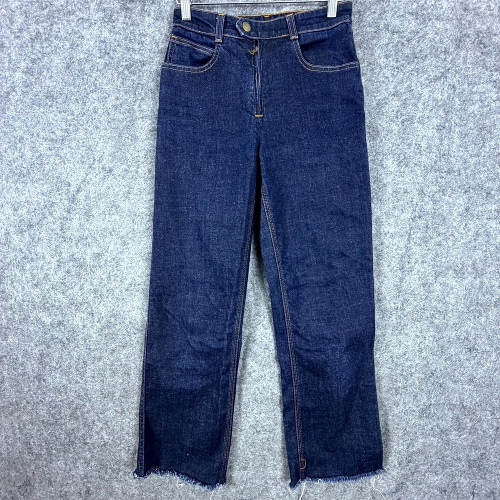 AG Adriano Goldschmied The Bianca Jeans Women 27 Blue High Waisted Straight Crop